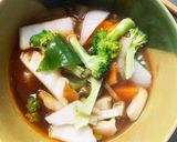 レンジ肉無豆腐まるでハンバーグ味野菜炒め作り方14写真