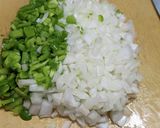 ピーマンとひき肉のオムレツ作り方1写真
