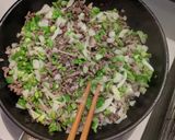 ピーマンとひき肉のオムレツ作り方3写真