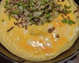 ピーマンとひき肉のオムレツ作り方4写真