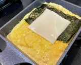 とろーり♪海苔とチーズの玉子焼き作り方3写真