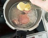 キャベツと鶏胸肉のトマト煮込み作り方3写真