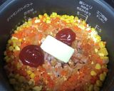 最強 簡単 炊飯器で作るケチャップライス作り方5写真