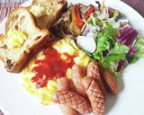 超簡単！モーニングプレート洋食ver！作り方8写真