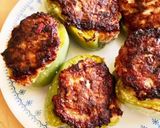 オートミールで美味しい！ピーマンの肉詰め作り方47写真