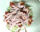 野菜とハム卵の中華サラダ作り方5写真