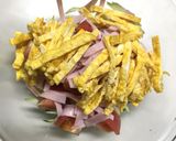 野菜とハム卵の中華サラダ作り方6写真