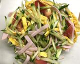 野菜とハム卵の中華サラダ作り方8写真