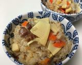 筍のお餅おこわ作り方5写真