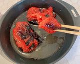 種も食べれる！ピーマンの丸焼き作り方6写真