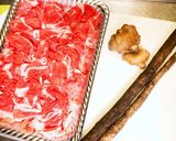 腸活牛肉とたっぷりスライスごぼうの炒め煮作り方1写真