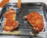 ランチに簡単トマト薫る鶏の香草パン粉焼き作り方8写真