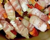 パプリカとポテトの豚バラ肉巻き^^作り方7写真