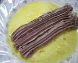 簡単チョコバナナオムレット作り方3写真