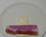 ベーコンとチーズを餃子の皮で巻いたやつ作り方2写真