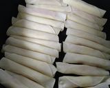 ベーコンとチーズを餃子の皮で巻いたやつ作り方3写真