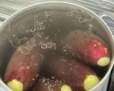 さつま芋　茹で鍋ベタベタ汚れ知らず作り方2写真