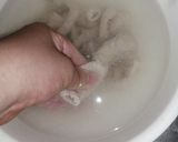 玉ひも煮込み (鳥もつ煮込み)作り方3写真