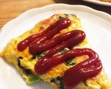 簡単オムレツ★ほうれん草ポテトチーズ作り方11写真