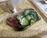 低温調理器で柔らかトンテキとお漬物サラダ作り方15写真