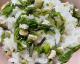 コシアブラの混ぜ込みご飯作り方10写真