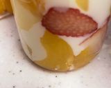 牛乳瓶で作る♡カラフルフルーツ牛乳かん作り方4写真