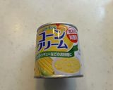 コーンクリーム缶で コーンスープ作り方1写真