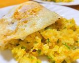 簡単♫カレーピラフのフライドエッグのせ作り方10写真