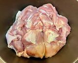 鳥もも肉好き必見。焼いて茹でてホロホロ肉作り方2写真