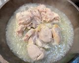 鳥もも肉好き必見。焼いて茹でてホロホロ肉作り方10写真