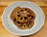 根菜おつまみレンコンの醤油バターステーキ作り方7写真