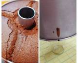 ビターチョコで作るシホンケーキ作り方11写真
