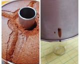 ビターチョコで作るシホンケーキ作り方11写真