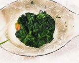 ほうれん草のかき玉汁作り方1写真
