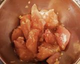生姜薫る鶏ササミ天★作り方1写真