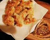 生姜薫る鶏ササミ天★作り方4写真