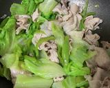 簡単。豚肉とレタスのレモン炒め作り方2写真