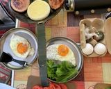 キャンプ飯　ソーセージエッグマフィン作り方2写真