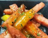 厚切りベーコン刻んで焼いてリリコイバター作り方3写真
