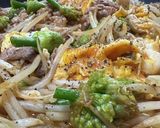 焼きそば麺使わないモヤシ焼きそば作り方3写真