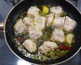 山椒オイル煮【塩サバ・鶏・ホタルイカ】作り方7写真