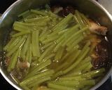 手羽元と蕗と高野豆腐の煮物作り方7写真