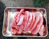 ポークチャップキャベツとともに作り方1写真