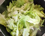 ポークチャップキャベツとともに作り方3写真