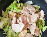 ポークチャップキャベツとともに作り方5写真