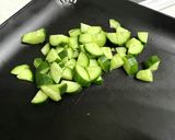 がごめこんぶとじゃこときゅうりの酢の物作り方5写真