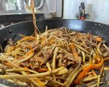 牛肉ときんぴらごぼうと作り方4写真