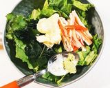 レタスとカニカマとワカメのサラダ作り方6写真