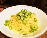 簡単★オクラのオイルパスタ作り方4写真