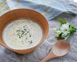 牛乳消費！簡単野菜たっぷりミルクスープ作り方7写真